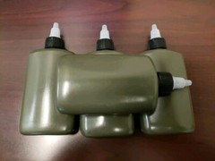 Military Breakfree CLP Weapon Gun Oil 4 oz Bottle OD Green made in USA Lot of 2