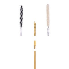 .177 Cal & .22 Cal Airgun Cleaning Kit with Cotton Mop Brass Rod Nylon Brushes