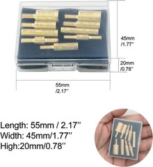Copper Gun Cleaning Rod Adapters – 9 Piece Set for Optimal Maintenance