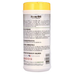 Remington Arms Accessories Rem Oil Pop-Up Gun Cleaning Wipes 7″x8″