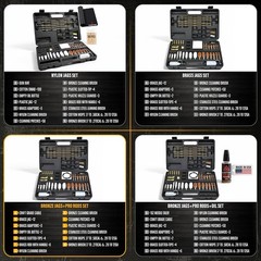 Gun Cleaning Kit Universal Guns Gun Brushes Pistol Handgun Shotguns Elite Brass