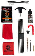 KleenBore Rifle Cleaning Kit .22/.223/5.56mm K-205 Steel Rod Case & Accessories