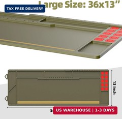 Large Gun Cleaning Mat for Rifle Shotgun Pistol, Magnetic Cleaning Pad for All G
