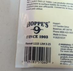 Lot of 2 Hoppe’s Rust and Lead Remover Cleaning Cloth