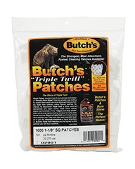 Butch’s Twill Cleaning Patches Bag of 1000 (1-1/8-Inch)