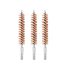 3 X Bronze Bristle Bore Long Brush Tool .357cal 8×32 Thread for Gun Cleaning Rod