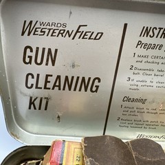 Vintage Montgomery Ward Western Field Rifle Cleaning Kit .30 Cal w/ Outers 48422