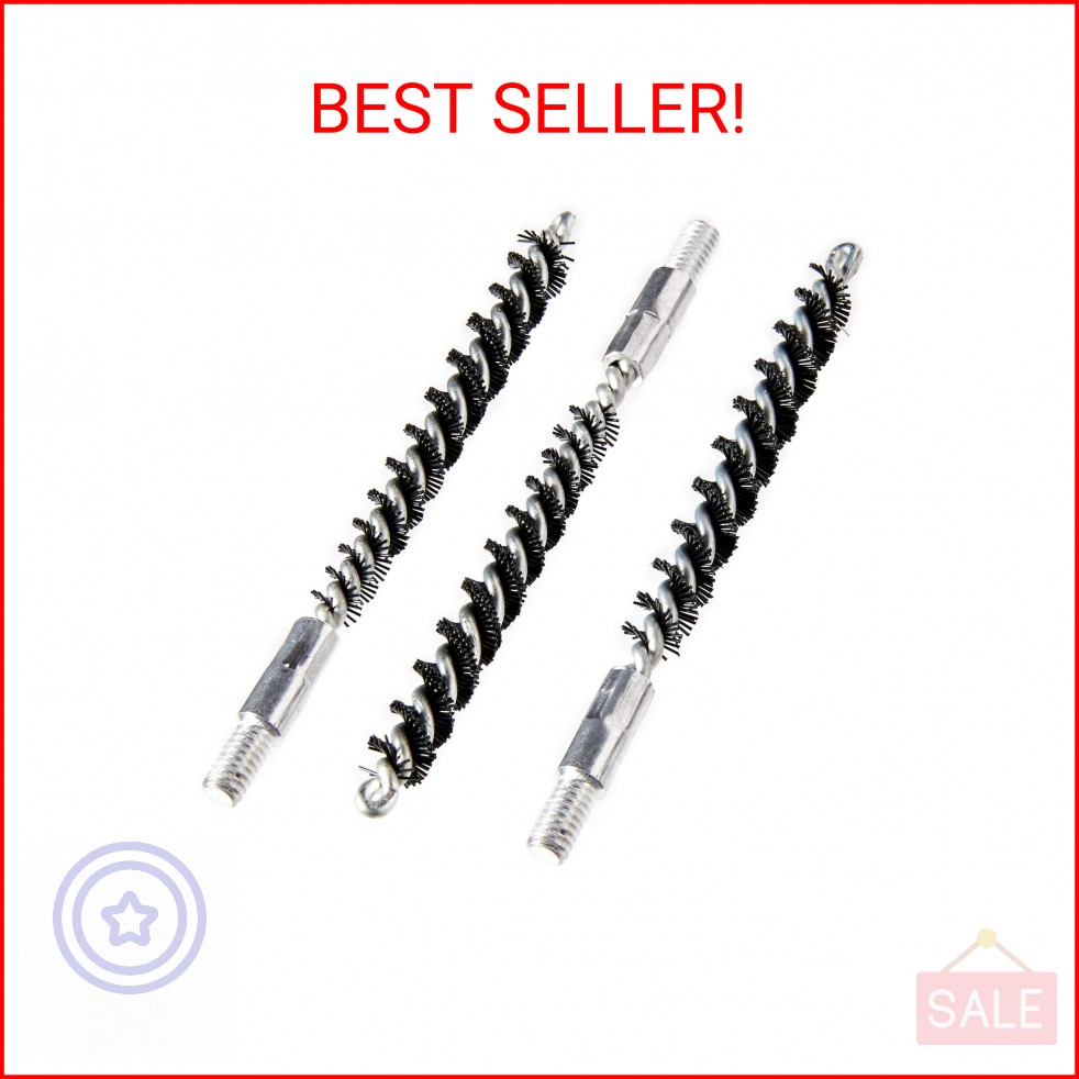 Tipton Nylon Bore Brush .30-.32 Cal 3 Pack with Durable Wire Core and Nylon Bris