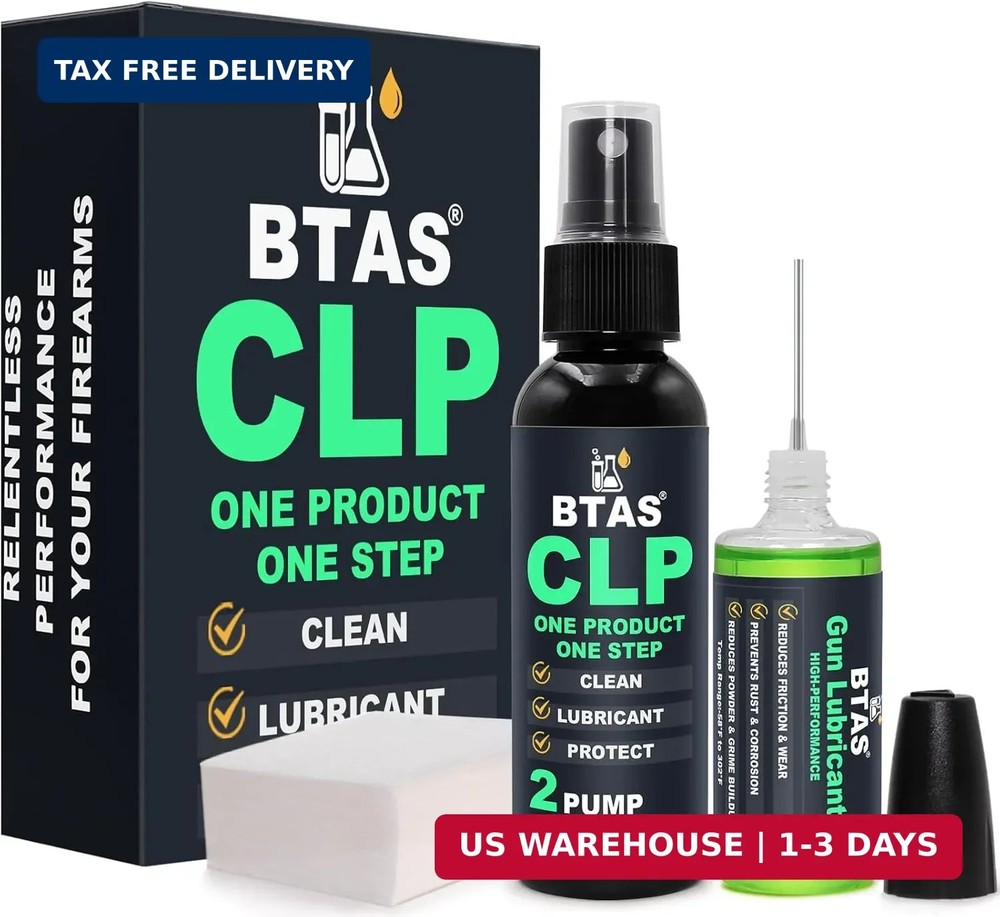 BTAS Gun Cleaner and Lubricant CLP Gun Oil Cleaning Kit Universal Spray Solvent