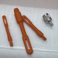 Vintage Hoppe’s 9 Gun Cleaning Kit & Orange Storage Box Oil Solvent