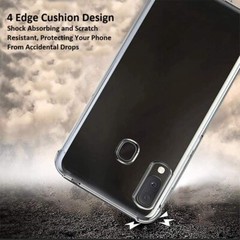 Case for Samsung Galaxy A30, Galaxy A20 Case Clear Soft TPU Bumper Protection