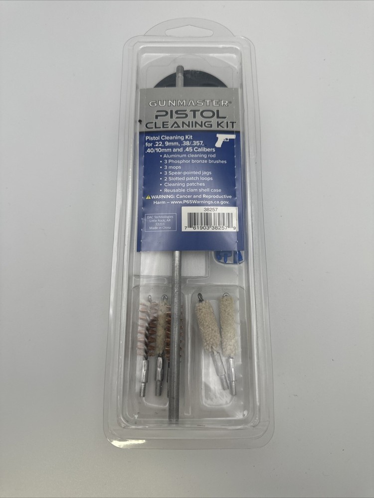 DAC® GunMaster® Universal Pistol Cleaning Kit, W/ EXTRA Brush