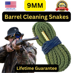 9mm Pistol Barrel Cleaning Snake – Fast Bore Cleaning And Fast Shipping Tracking