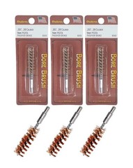 3x New Outers .357, .38 Caliber/9mm Pistol Bore Brush Phosphor Bronze #83101