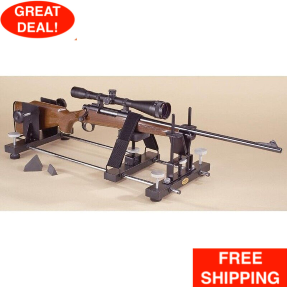 Sighting and Cleaning Rest Shooting Stand Holder Adjustable Front & Forend Vise