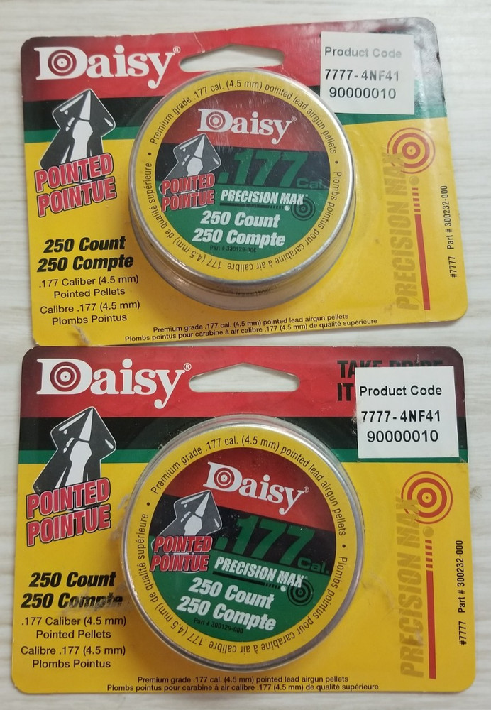 Daisy PrecisionMax .177 Pointed Field Pellets 2 Packs / K201