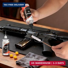 4.4 oz Airsoft Oil lubricating with Needle Oiler Pure Silicone Lubricant Airsoft