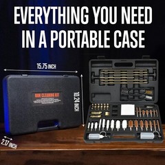Premium Gun Cleaning Kit with Brass Rods and Accessories – All-in-One Solution