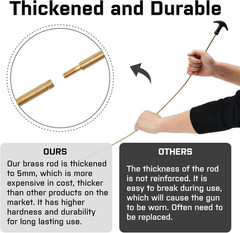Universal Gun Cleaning Kit with Brushes, Rods & Accessories for Men