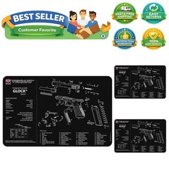 Tekmat Glock Gen4 Cleaning Mat – Oversized, Durable, Water-Resistant Protection