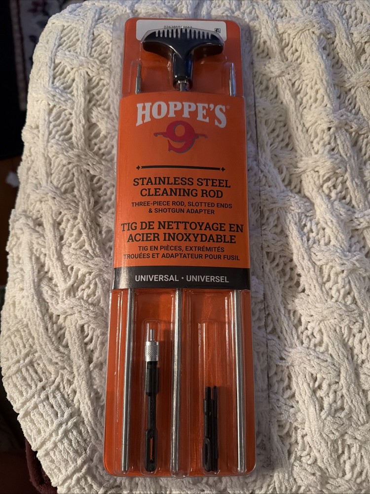 Hoppes Cleaning Rods All Calibers & All Gauges Universal Item #3PSS New