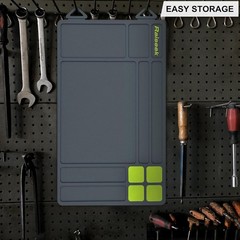 Anti-Slip Pistol Cleaning Mat 15.9” x 9.8” with Organizer Tray and Magnetic Pad