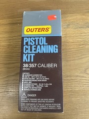 Vintage Outers Pistol Cleaning Kit 44/45 Caliber w/ Hard Storage Case Never Used