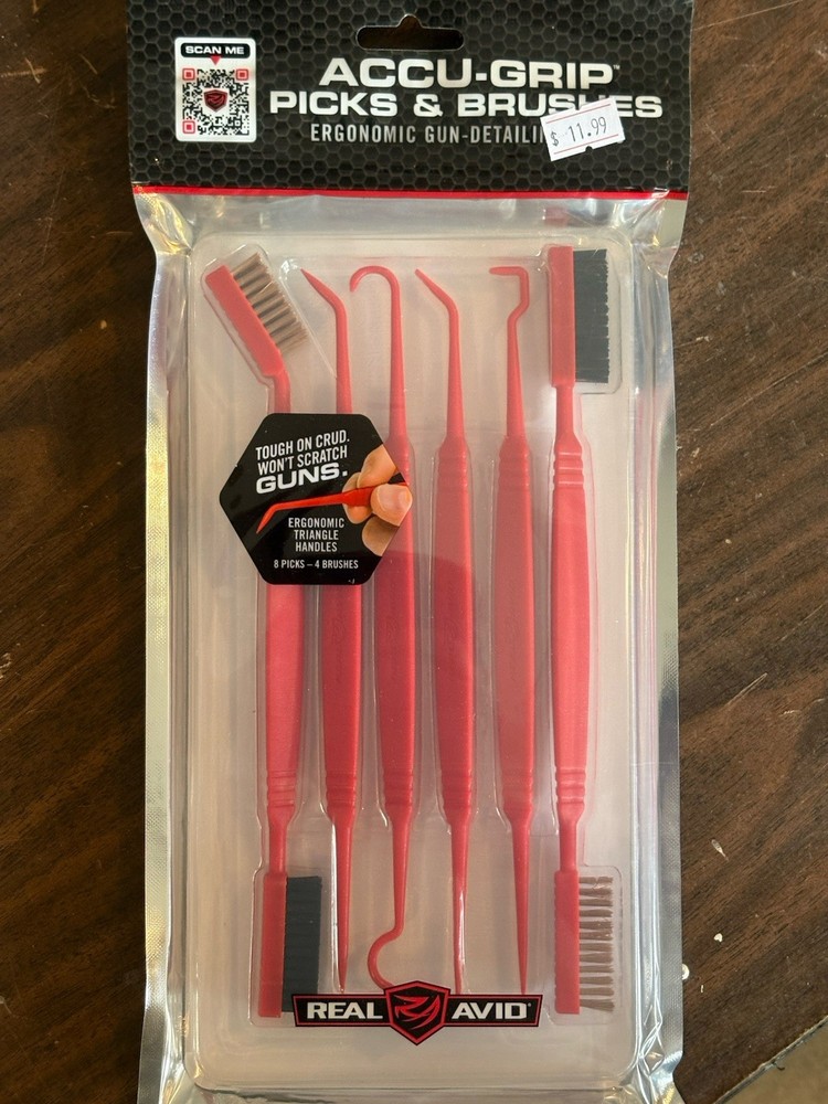 Real Avid AVPBS Accu-Grip Picks & Brushes Detail Cleaning Tools