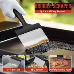 Griddle Cleaning Kit for Blackstone – Grill Stone, Non-Scratch 12pcs Orange