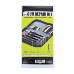 ASR Outdoor Gun Cleaning Kit Brass Punches Brushes Canvas Pouch 14 Piece Set