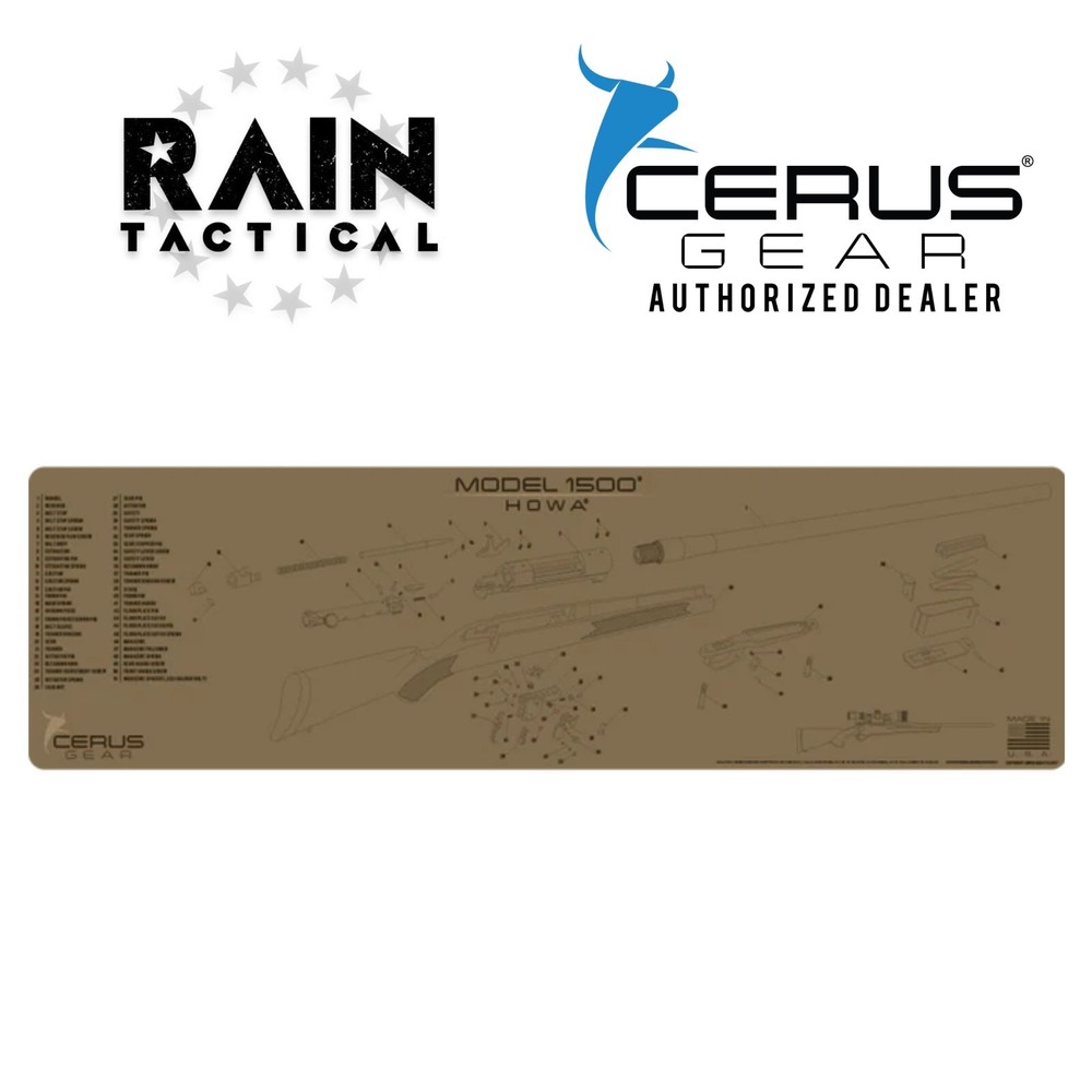 HOWA 1500 Premium Cleaning Bench Mat MAGNUM XXL FDE