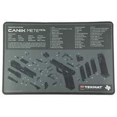 TekMat Canik MC9L Pistol Cleaning Mat 11×17 Padded Oil-Resistant Black