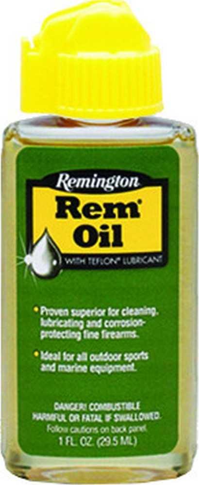 Remington Rem-Oil Liquid Gun Cleaner Lubrication Protection 1 Oz Bottle – 26617