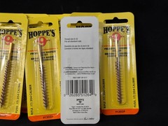 (1) Hoppes Phosphor Bronze Rifle Brush 1302P .17/.204 Caliber Female 8-32 Thread