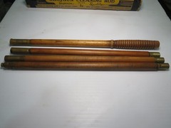 Vintage 4 Piece Wooden Maple Shotgun Cleaning Rod Made in USA 47″