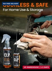 Gun Cleaner and Lubricant kit 5 Oz Gun Oil Spray & Needle Oiler – 3-in-1 Cleaner
