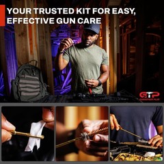 Gun Cleaning Kit for .223/5.56 – Portable Tool Case with Brass Rods, Jag, Bru…