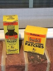 Vintage Gunslick Gun Cleaning Solvent And Cleaning Patches
