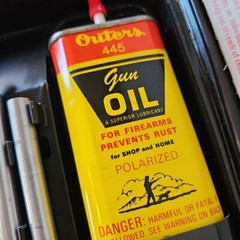 Vintage Gunsmith Cleaning Kit & All-Gauge Cleaning Rod Outers Gunslick Case Box