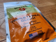 Hoppe’s #9 Triple Threat Gun Cleaning Cloth 11×14 Cotton Flannel New USA