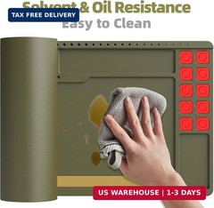 Large Gun Cleaning Mat for Rifle Shotgun Pistol, Magnetic Cleaning Pad for All G
