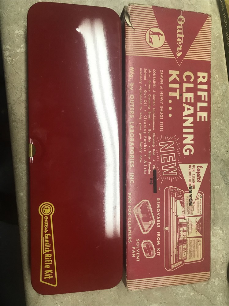 Vtg Outers Rifle Gun Cleaning Kit No 477 Cal. 270 Instructions Original Case Box