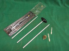 Vintage OUTER’S BP 610 shotgun cleaning rod and tips in plastic pouch All gauges