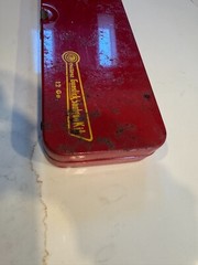 RARE Antique 1950-60s Outers Gunslick 410 Gauge Shotgun Cleaning Kit Metal Case