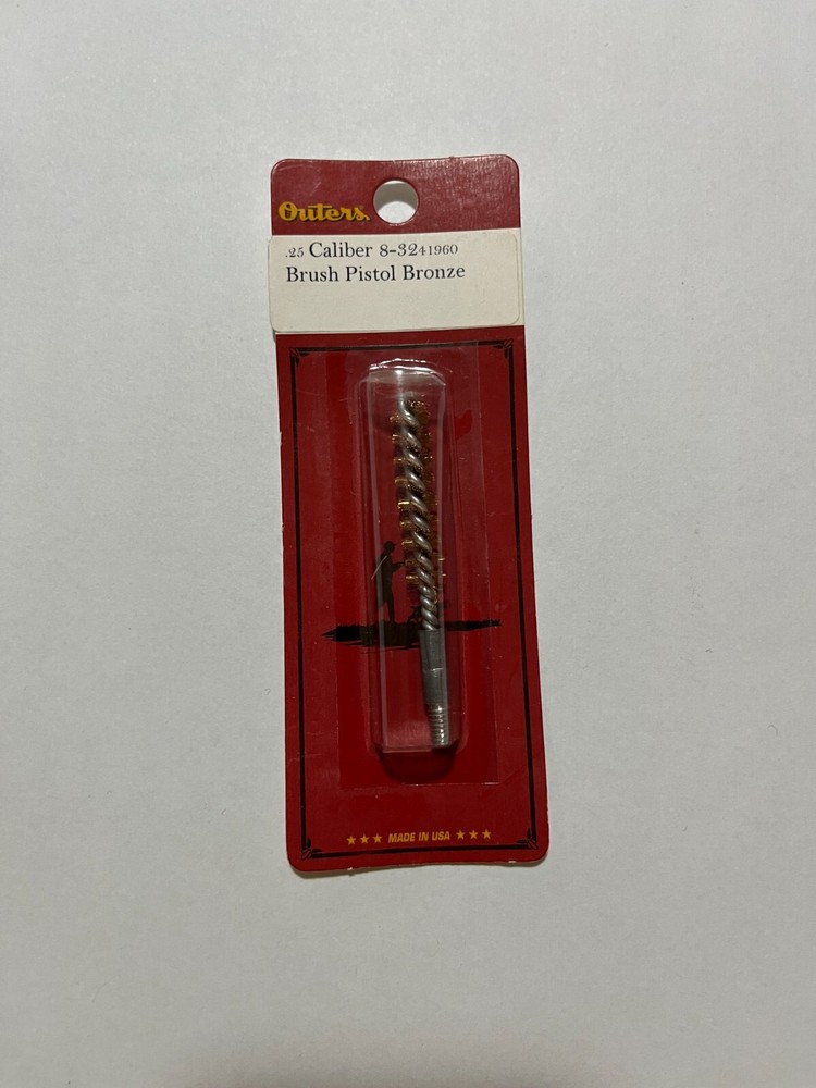 Outers Bore Brush .25 Caliber 8-32 Rifle Pistol Phosphor Bronze Bore Brush 41960