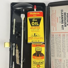 Outers Pistol & Revolver Cleaning Kit .22 Caliber Hand Gun Cleaning Tools