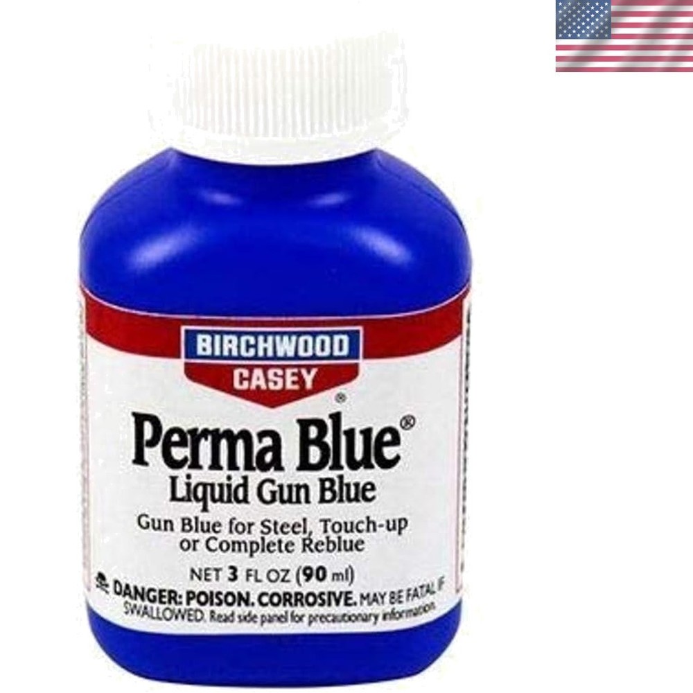 Spanish Perma Blue Liquid Gun Blue 3 FL OZ – Fast-Acting Touch-Up & Full Reblue
