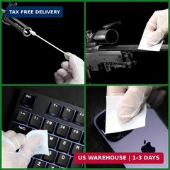 1700PCS gun cleaning supplies-1500PCS Gun Cleaning Patches +200PCS Gun Cleaning
