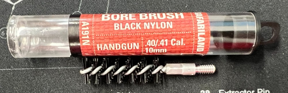 KleenBore .40/.41 CAL. & 10MM Handgun BORE BRUSH NYLON Gun Cleaning A-191N
