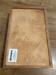 Remington First In The Field Wooden Gun Cleaning Tray Or Serving Tray Decor